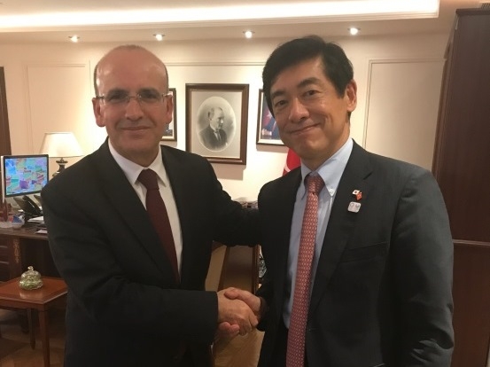宮島大使のシムシェッキ副首相表敬訪問 在トルコ日本国大使館 宮島大使のシムシェッキ副首相表敬訪問 在トルコ日本国大使館