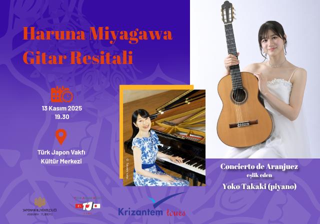 HARUNA MİYAGAWA GİTAR RESİTALİ
